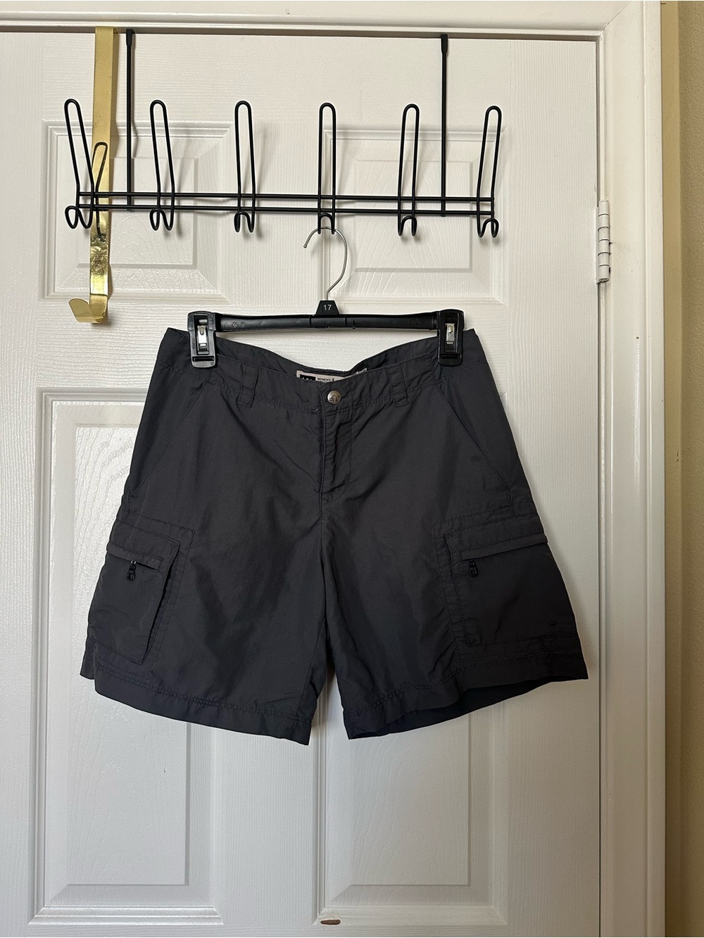 Women's Cargo Shorts - Dark Gray